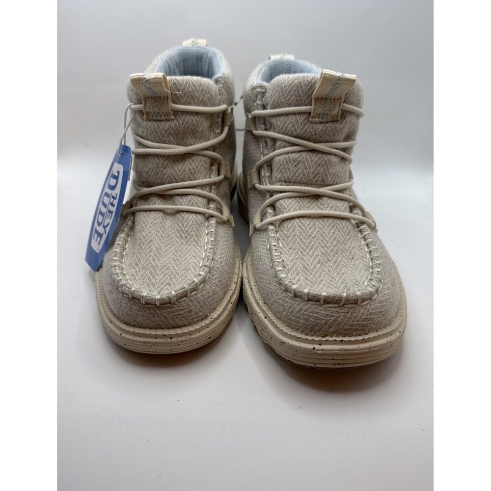 New Hey Dude Shoes Reyes Boot in Light Grey- Ivory 42006-105 size‎ 7